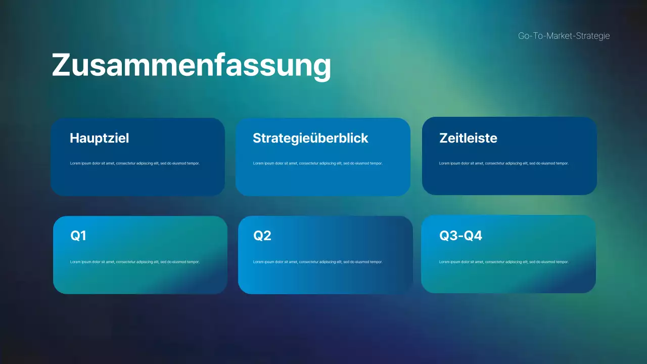 teal modern business plan