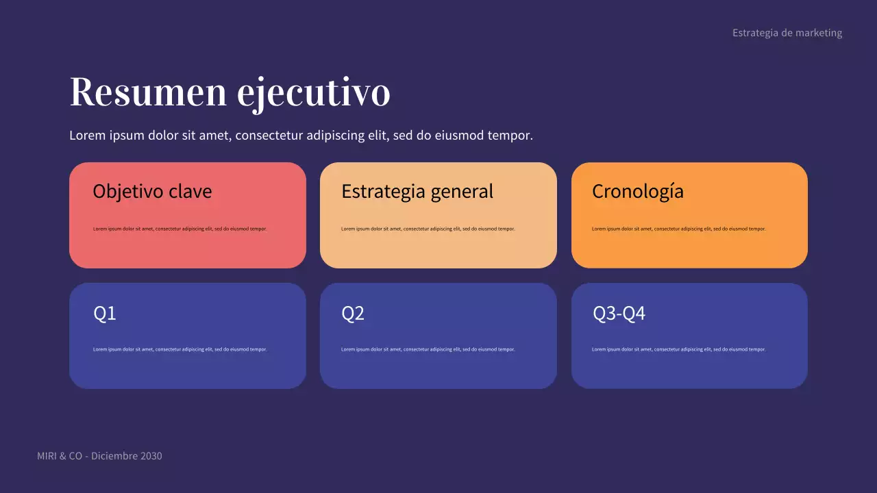 plan de empresa coral modern