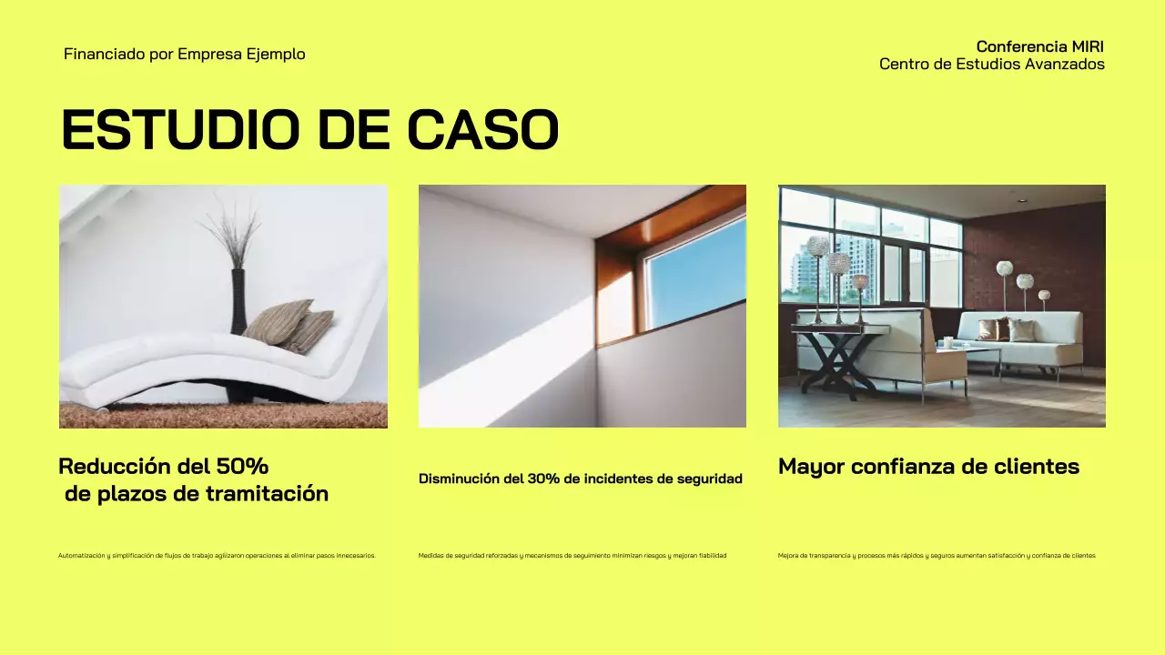 anuncio de la conferencia blue modern business