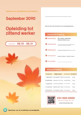 Orange Modern Onderwijs Werving