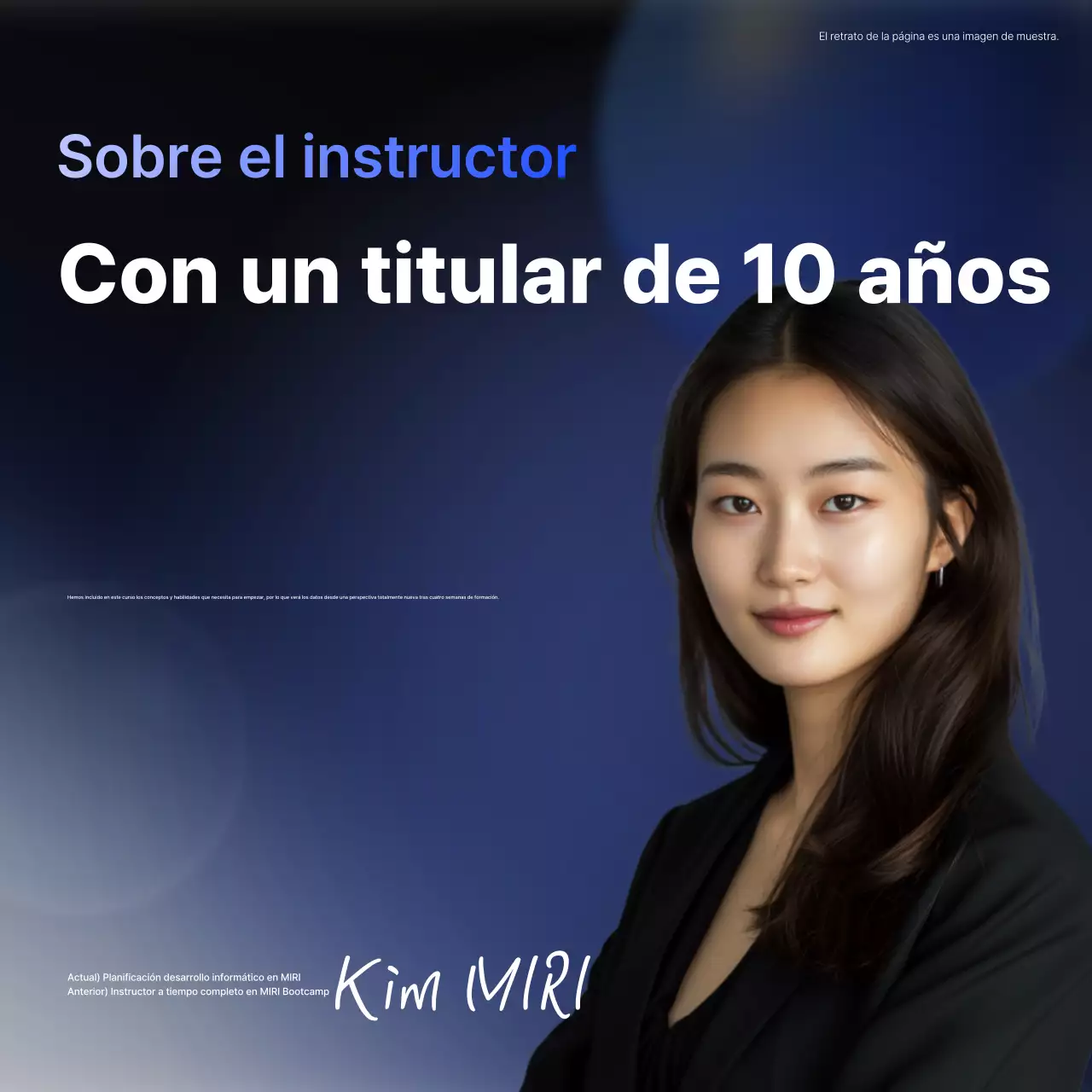 Anuncio de formación Blue Modern Data Analytics