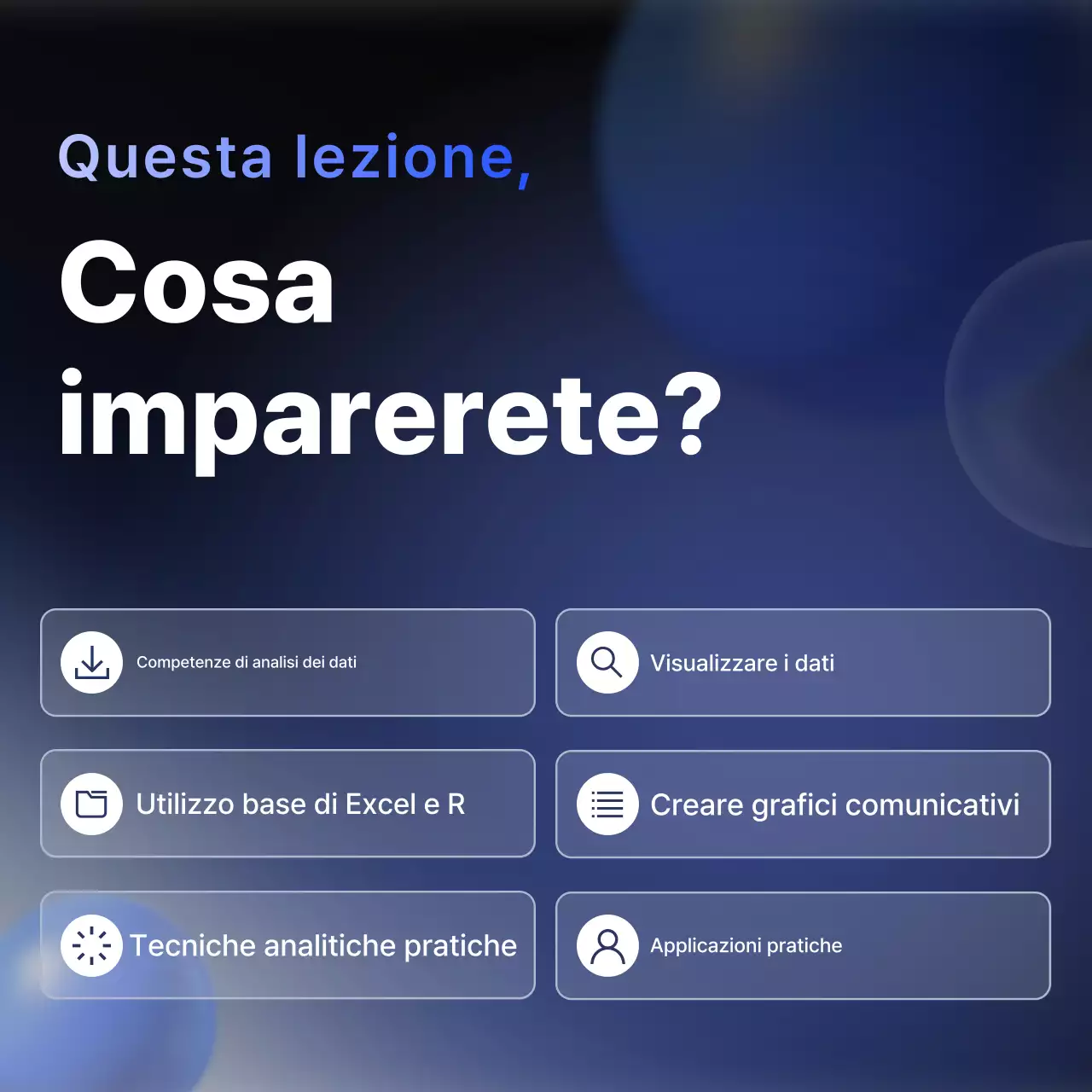 Formazione in analitica dei dati moderni blu Annuncio