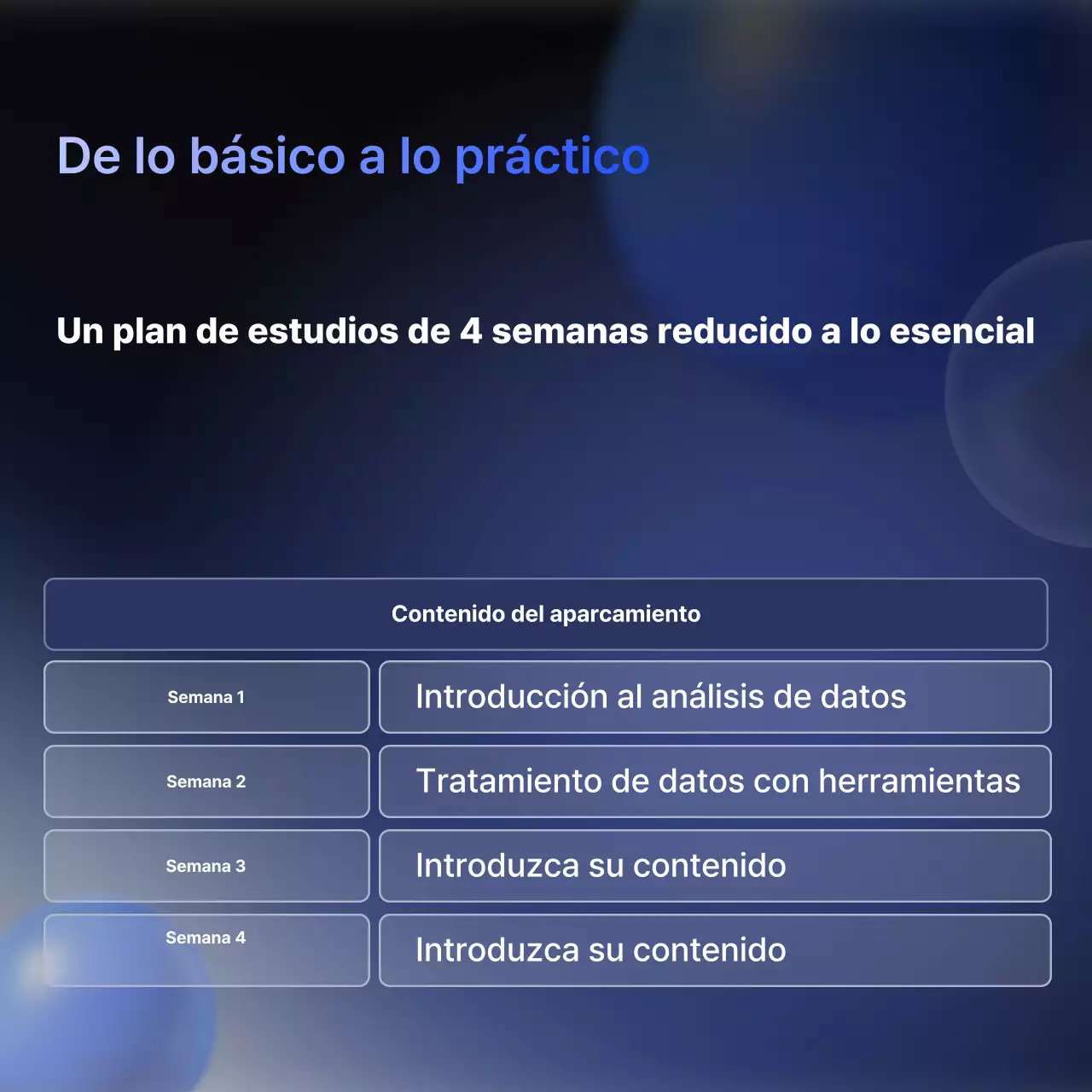 Anuncio de formación Blue Modern Data Analytics