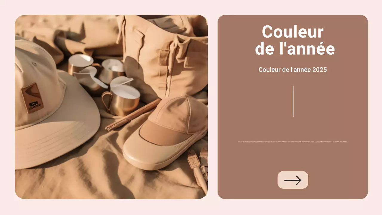 Rapport sur les tendances de la couleur moderne de l'année : le brun et le beige