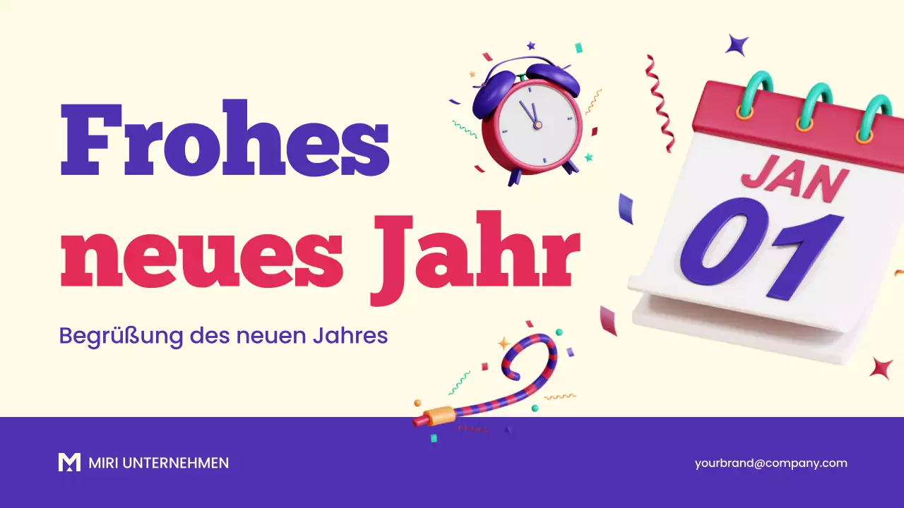 Präsentation zum Neujahrsempfang