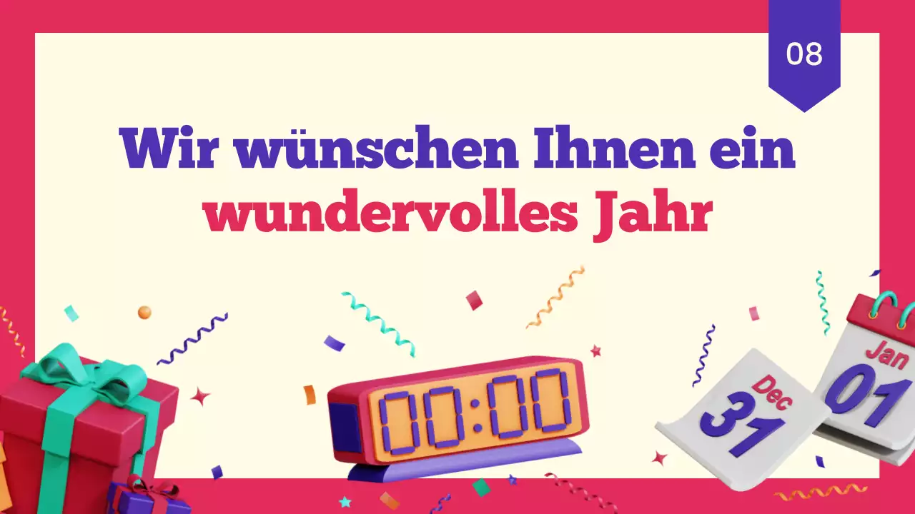 Präsentation zum Neujahrsempfang