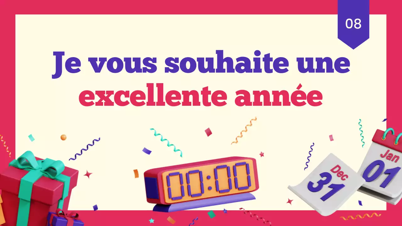 Présentation de la célébration de la nouvelle année
