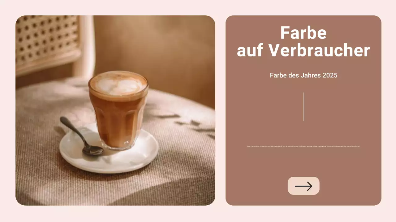 Braun und Beige Moderne Farbe des Jahres Trendbericht