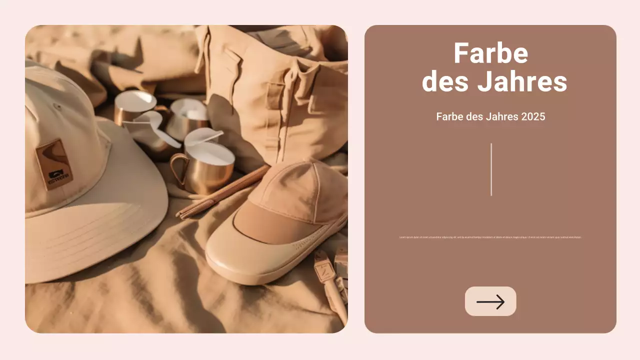 Braun und Beige Moderne Farbe des Jahres Trendbericht