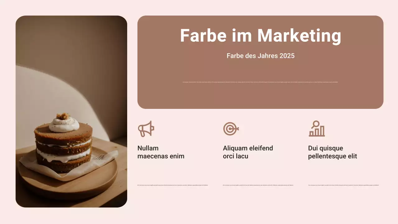 Braun und Beige Moderne Farbe des Jahres Trendbericht