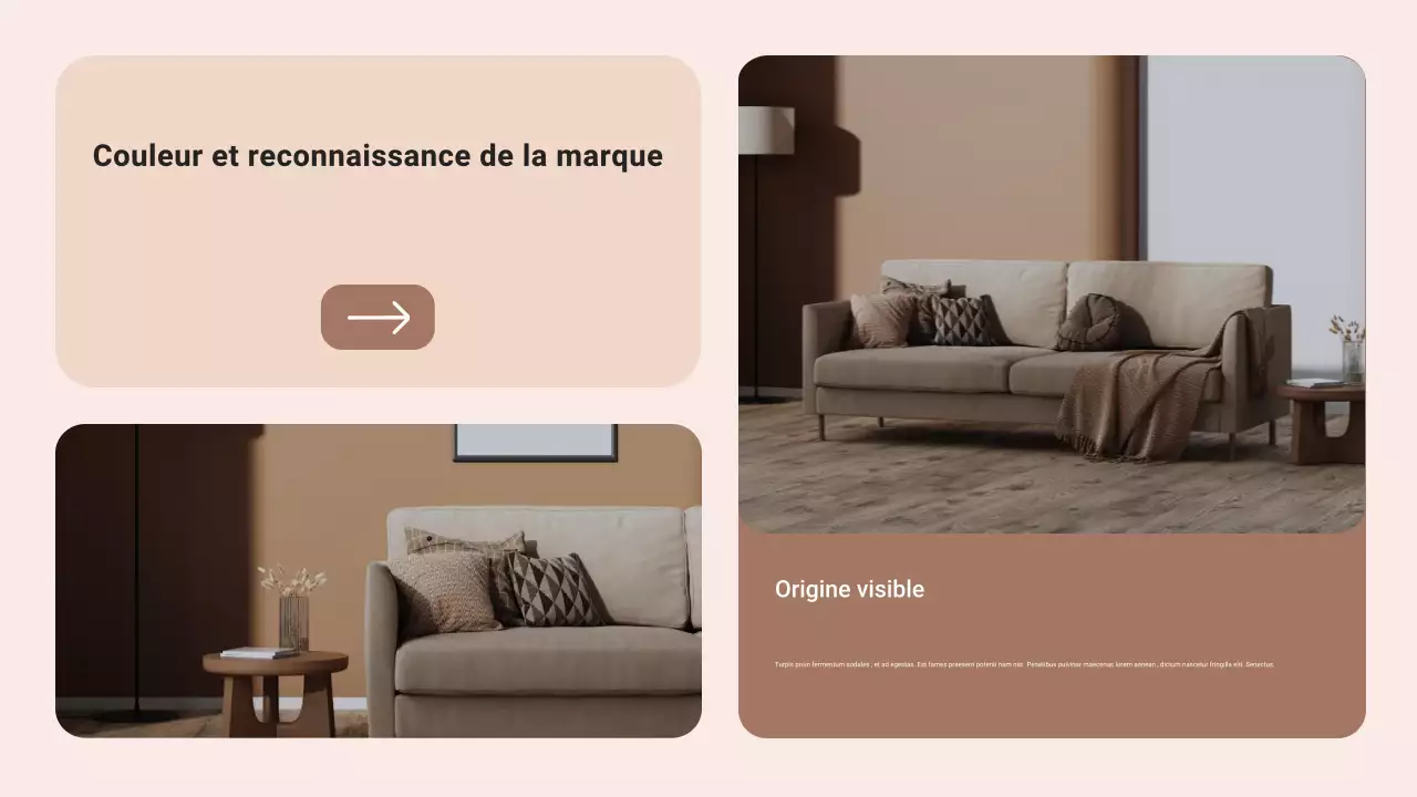 Rapport sur les tendances de la couleur moderne de l'année : le brun et le beige