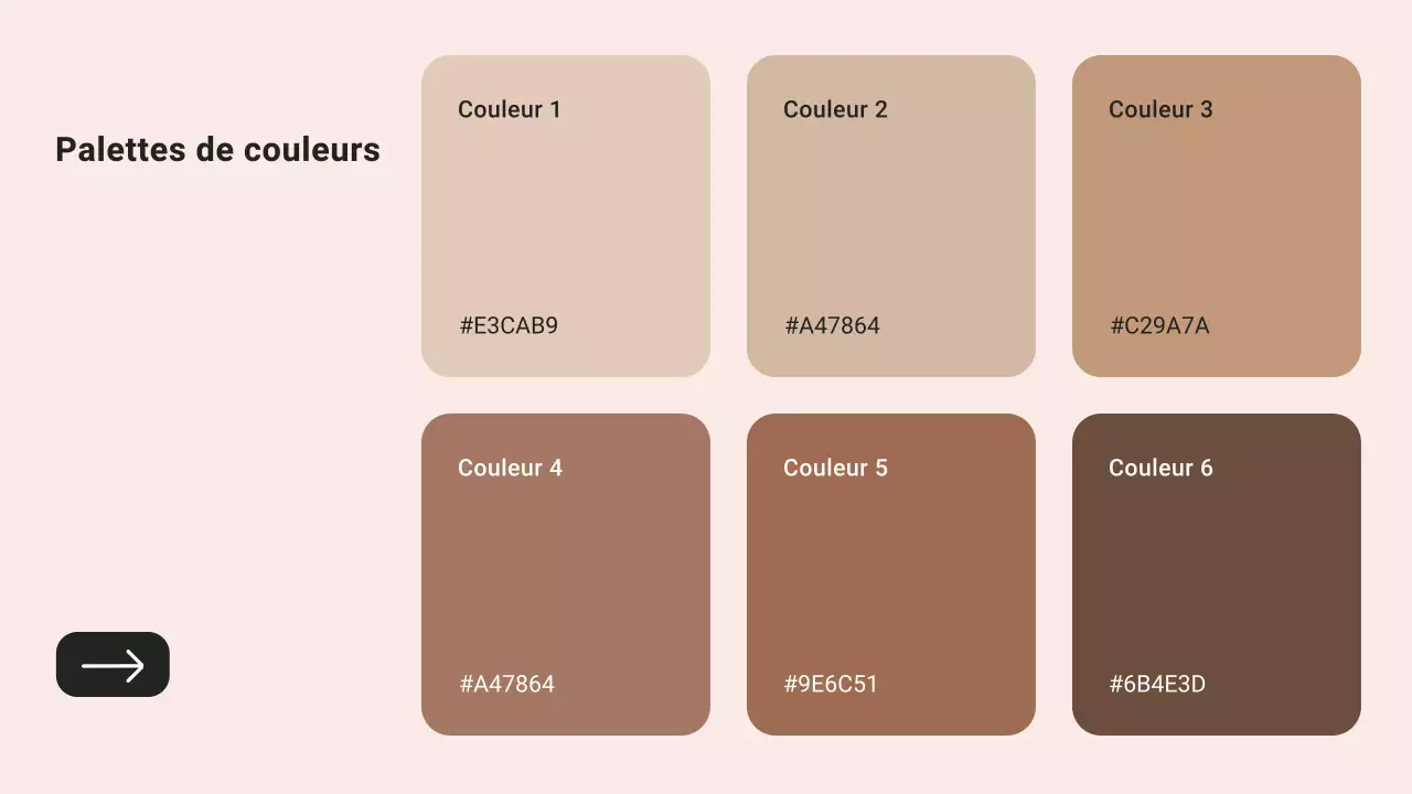 Rapport sur les tendances de la couleur moderne de l'année : le brun et le beige