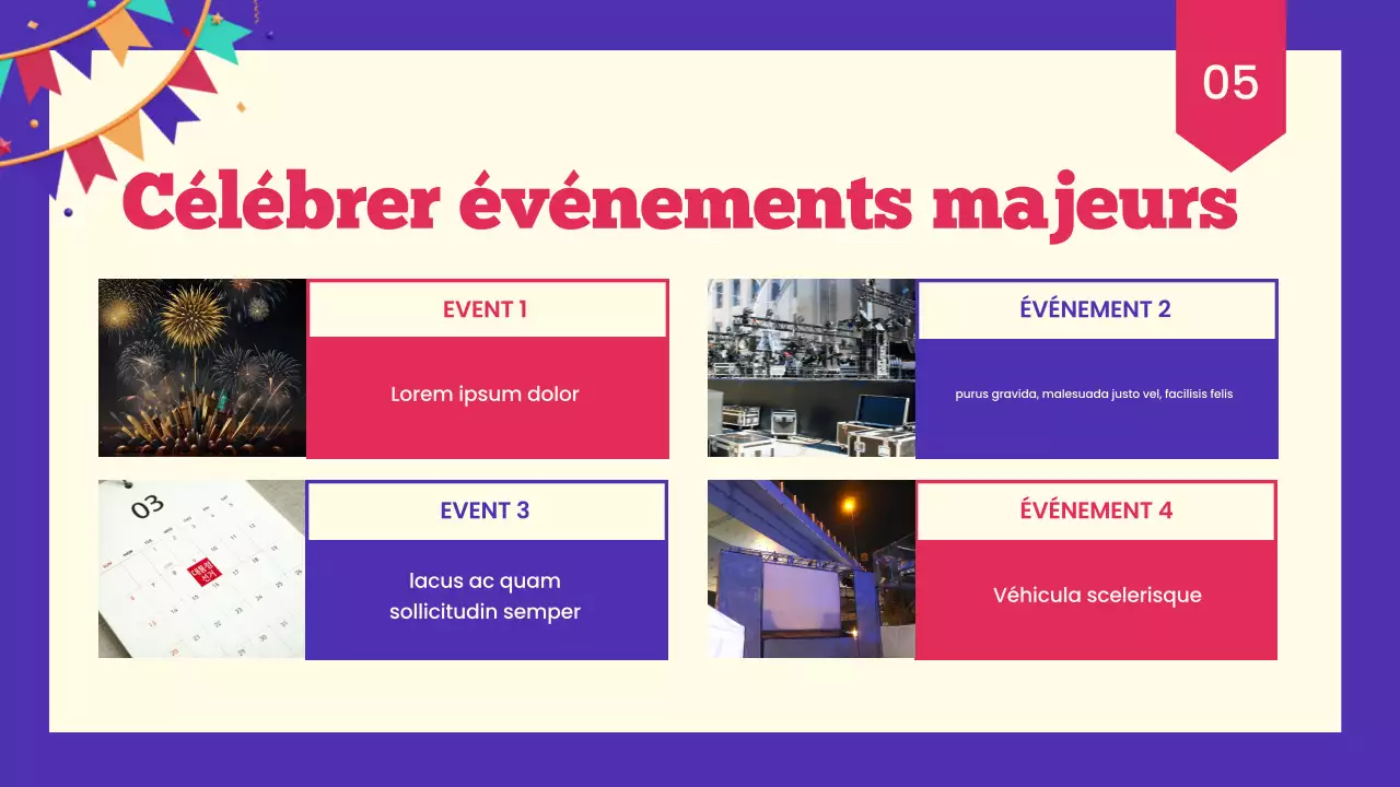 Présentation de la célébration de la nouvelle année