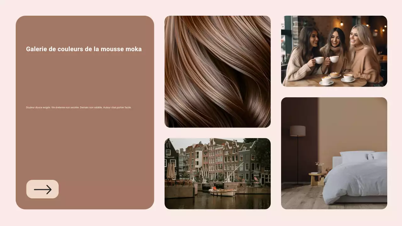 Rapport sur les tendances de la couleur moderne de l'année : le brun et le beige