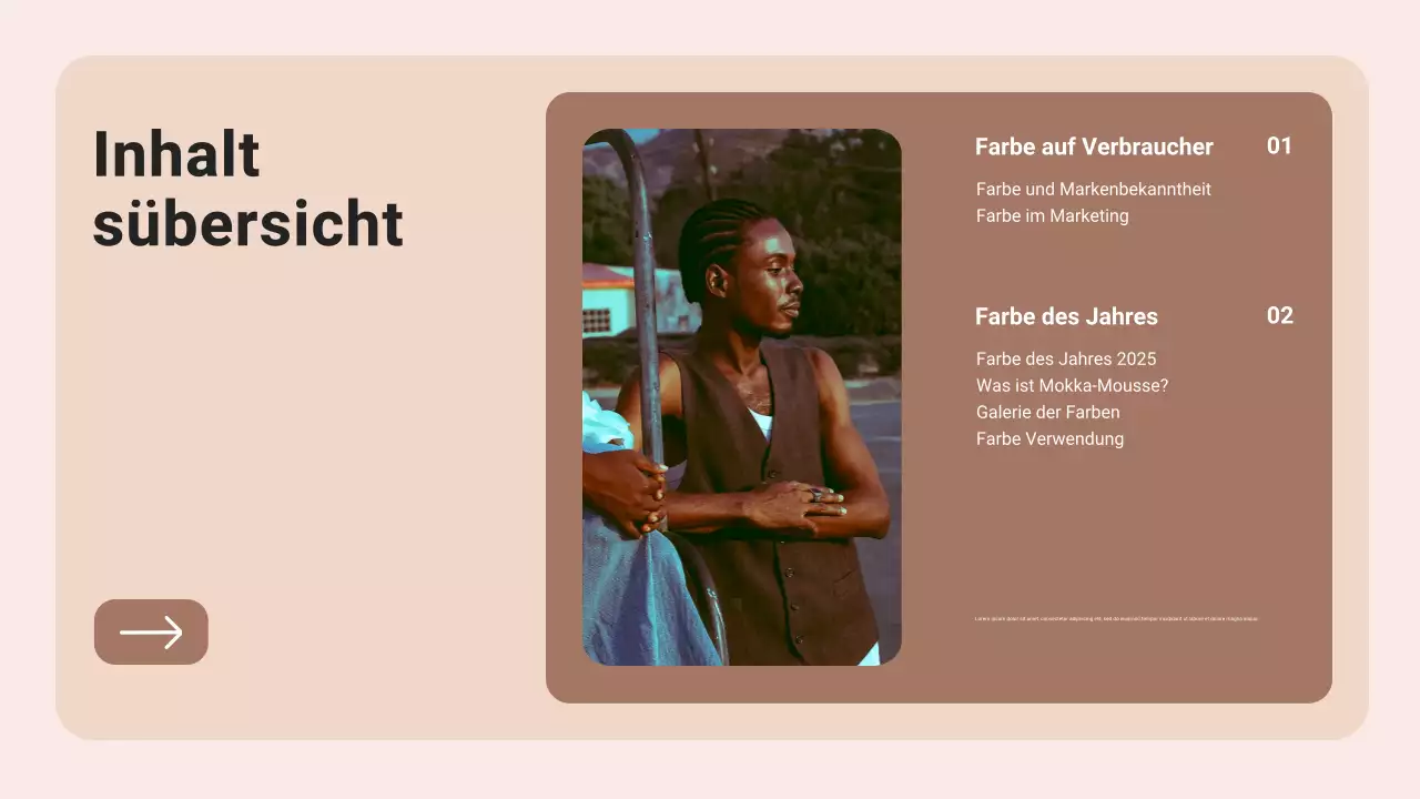 Braun und Beige Moderne Farbe des Jahres Trendbericht