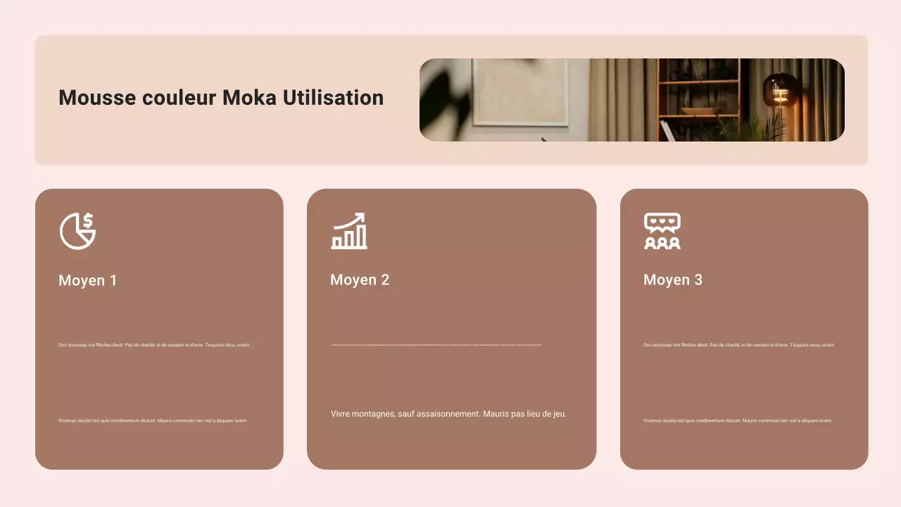 Rapport sur les tendances de la couleur moderne de l'année : le brun et le beige