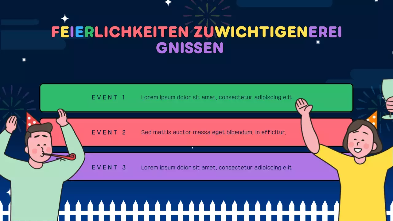 regenbogen festliche einladung