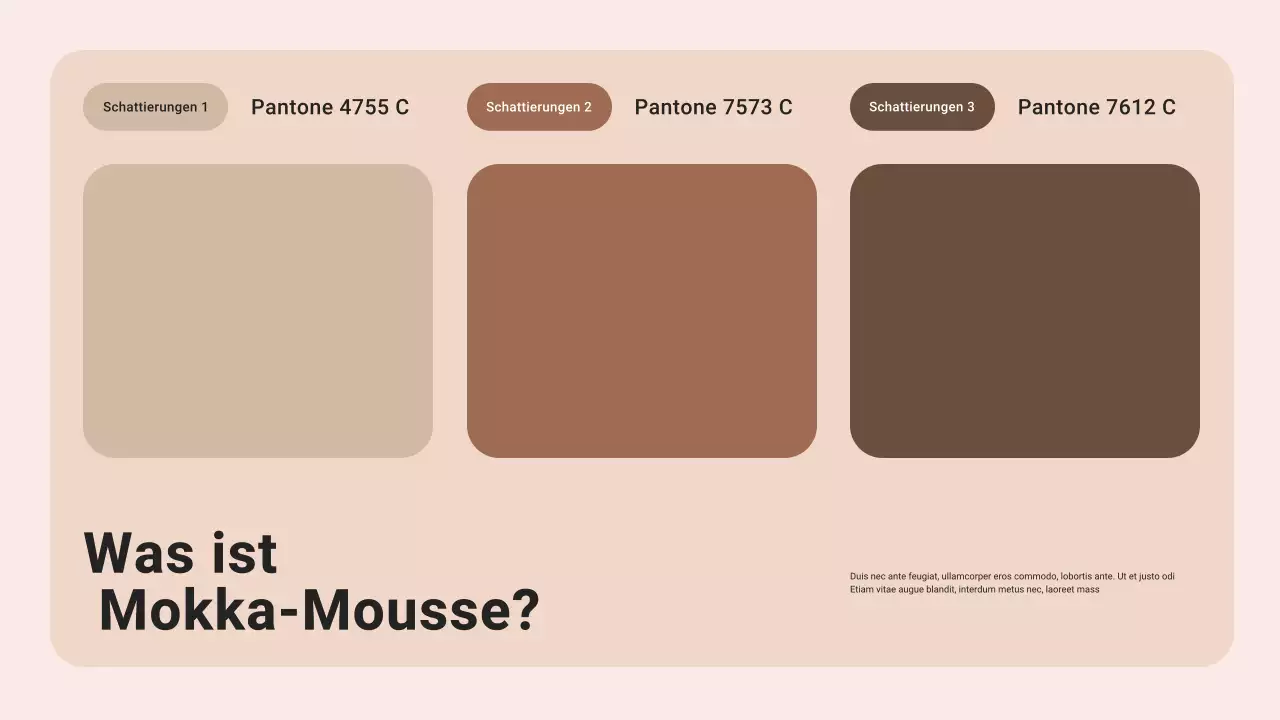 Braun und Beige Moderne Farbe des Jahres Trendbericht