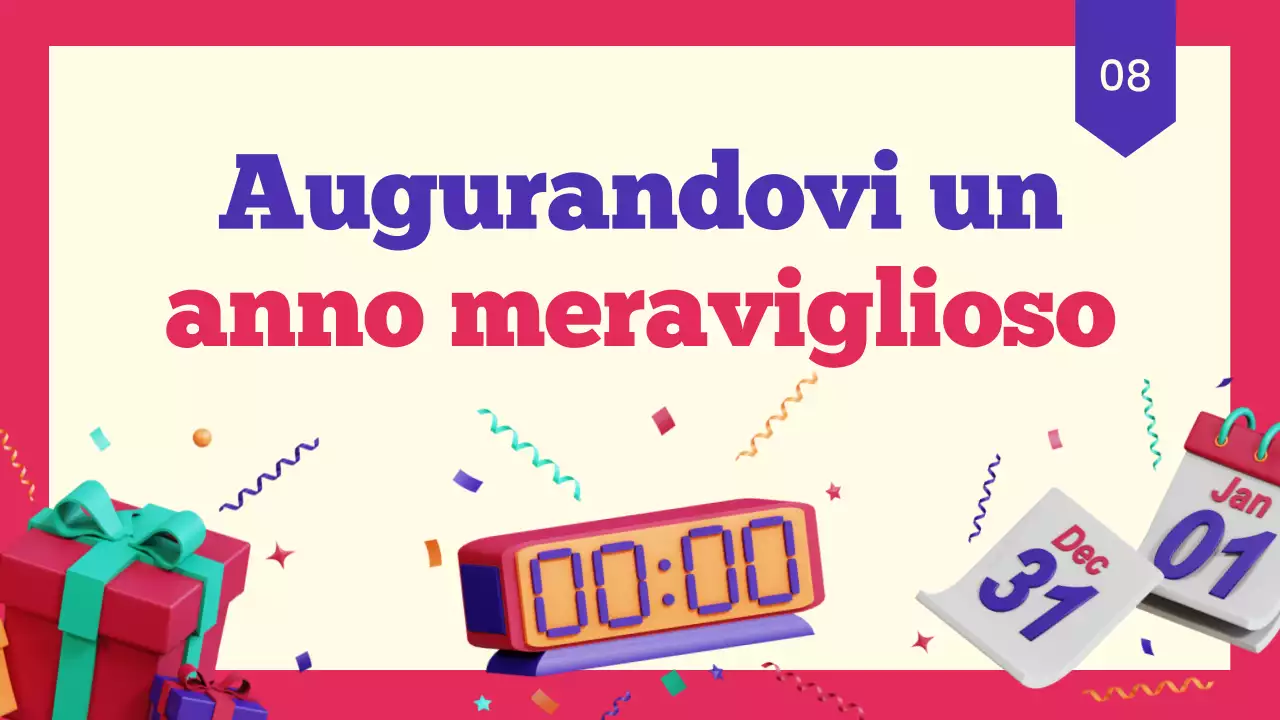 Presentazione del nuovo anno