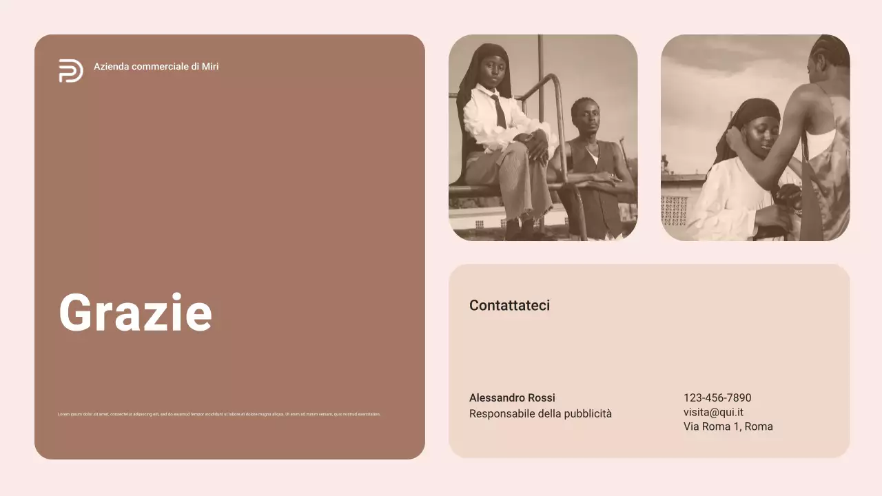 Relazione sulle tendenze dei colori moderni dell'anno marrone e beige