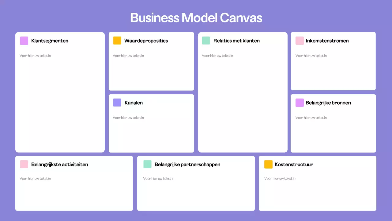 Paars modern businessplan layout