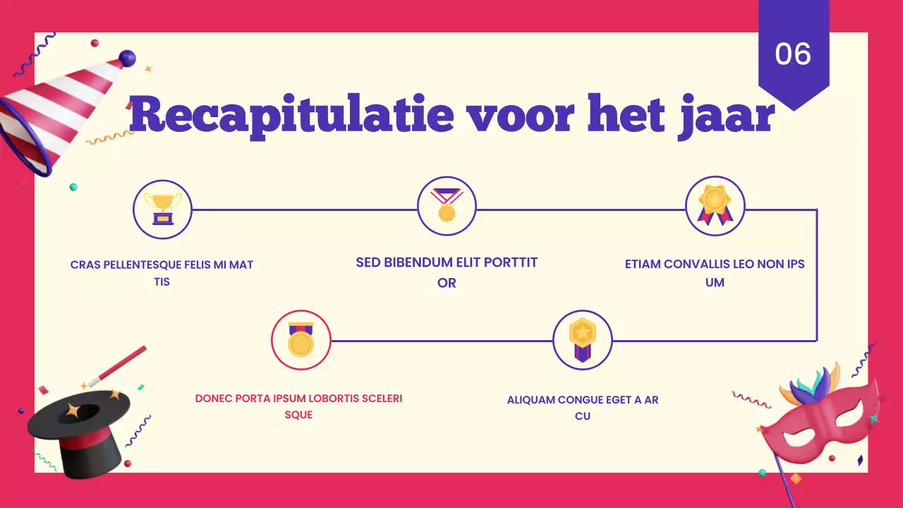 Nieuwjaar vieren Presentatie