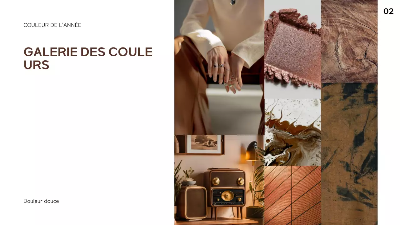 rapport sur les tendances abstraites géométriques brunes