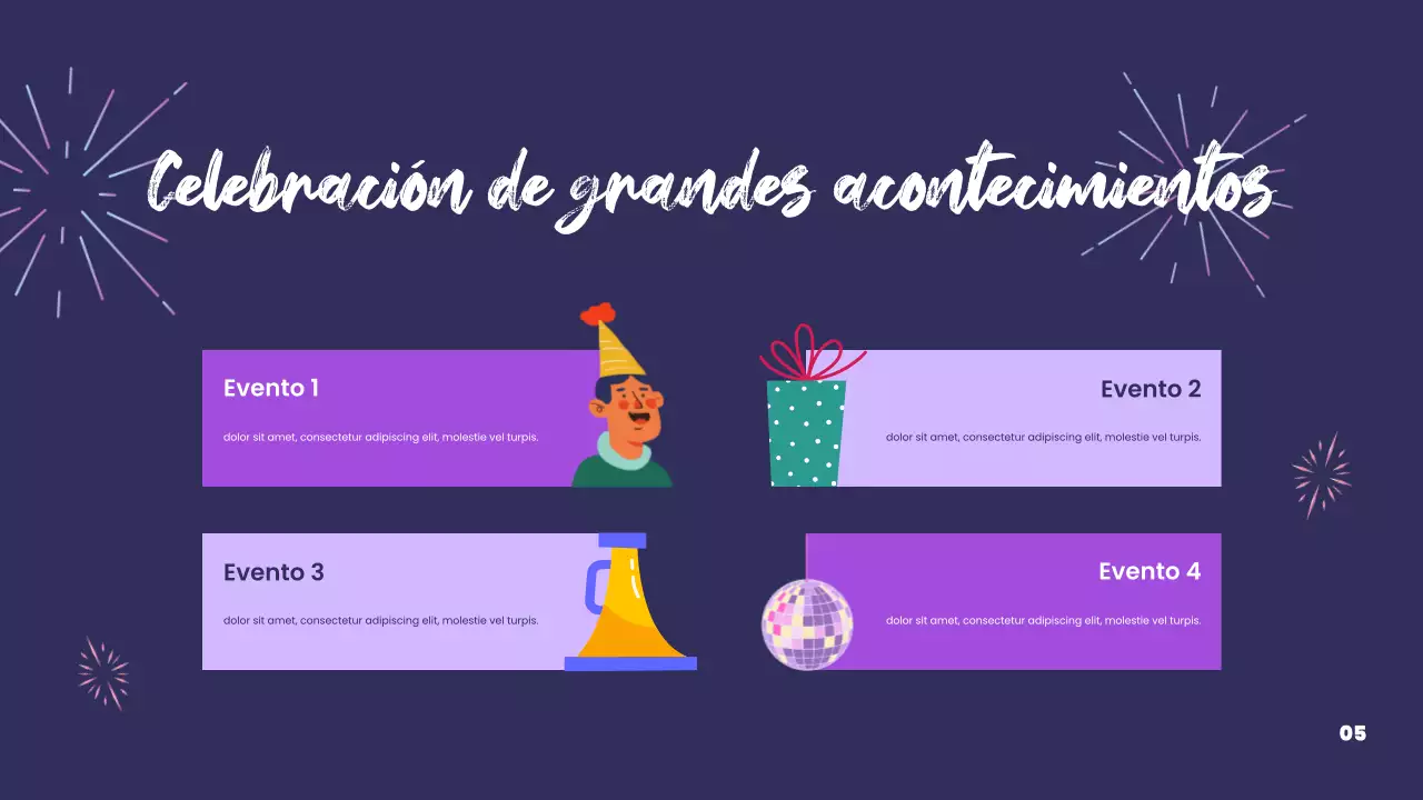 anuncio de celebración festiva de la armada