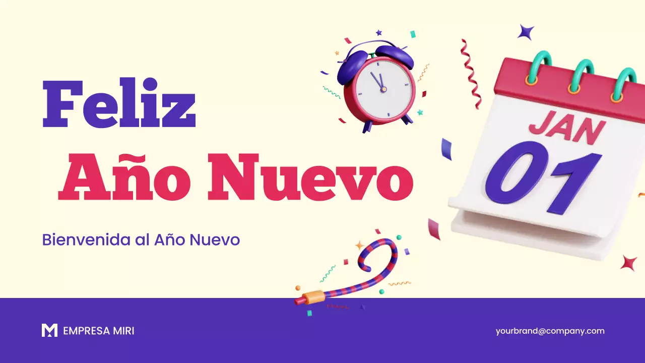 Presentación de la celebración del Año Nuevo