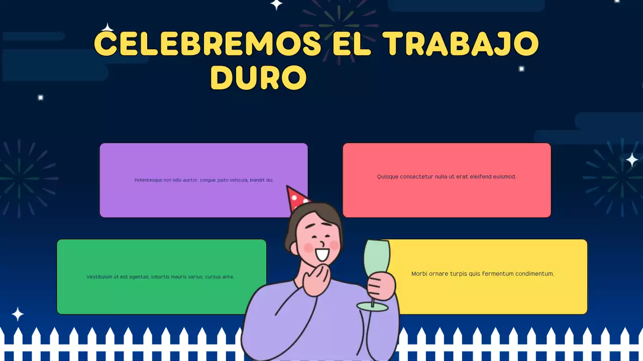 invitación de celebración festiva arco iris