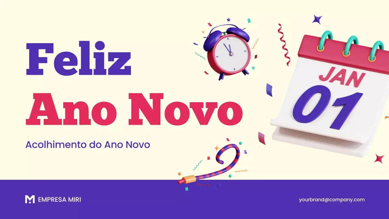 Apresentação da celebração do Ano Novo