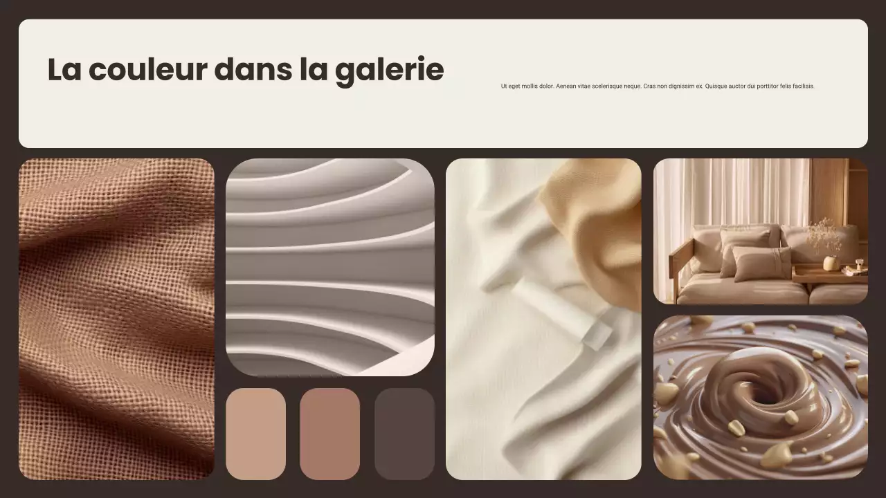 Présentation de la couleur de l'année