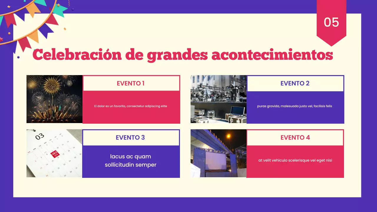 Presentación de la celebración del Año Nuevo