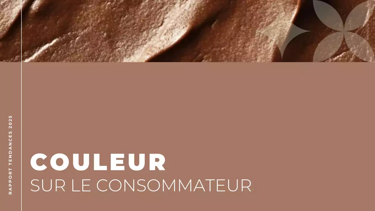 brun et beige rapport de tendance moderne couleur de l'année document de présentation