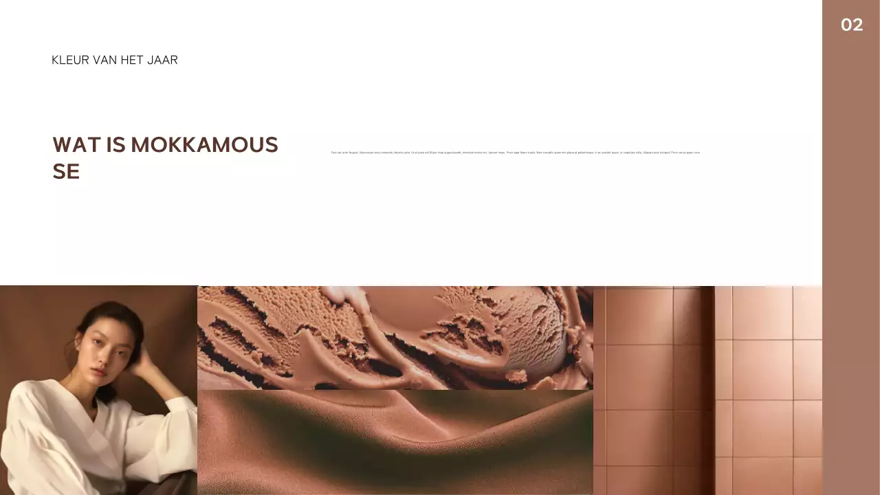 bruin geometrisch abstract trendrapport