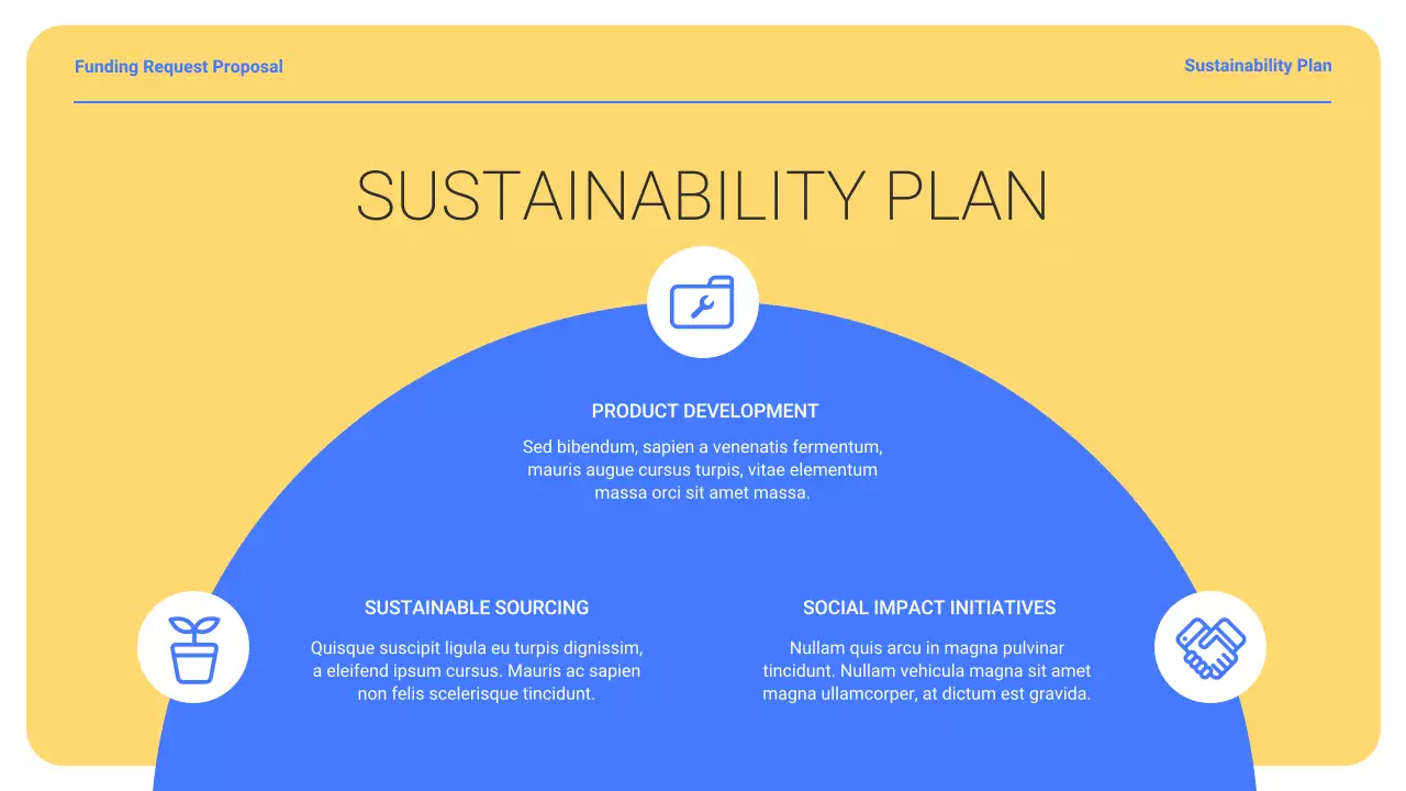 Yellow Modern Startup Funding Proposal Presentation