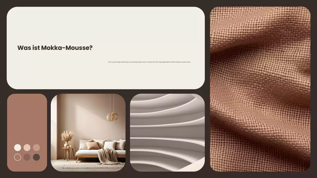 Präsentation der Farbe des Jahres