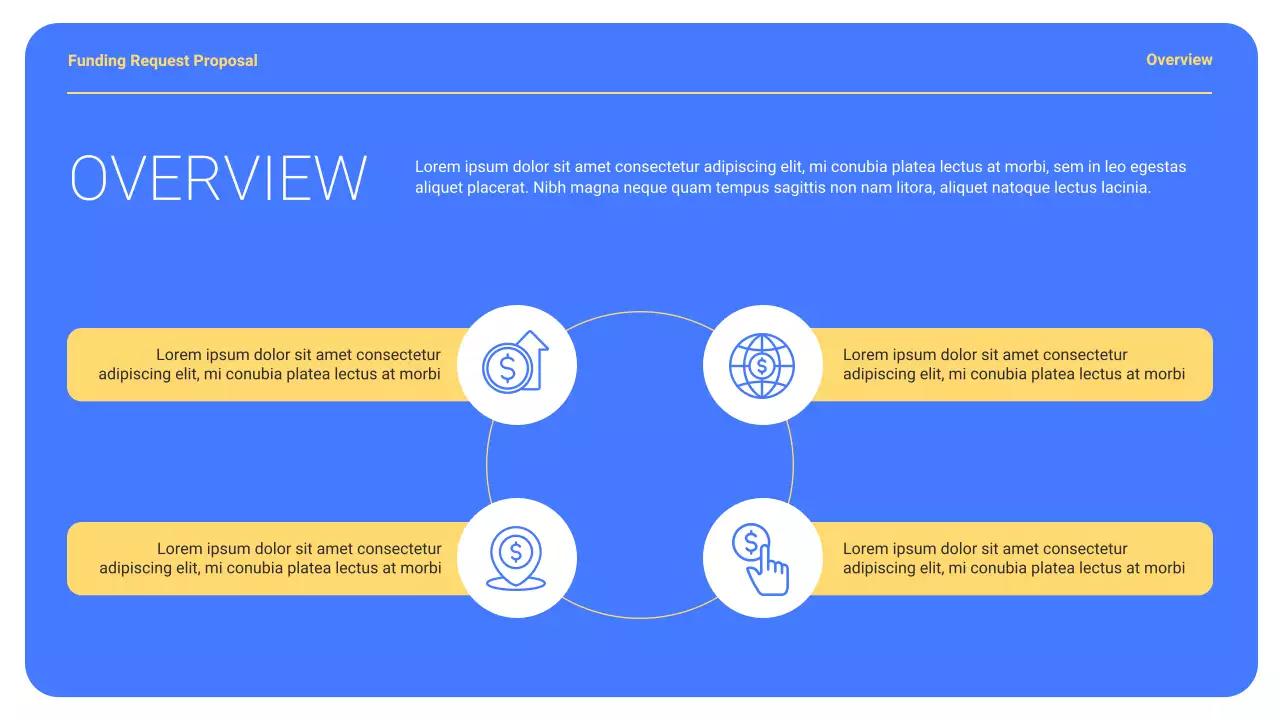 Yellow Modern Startup Funding Proposal Presentation