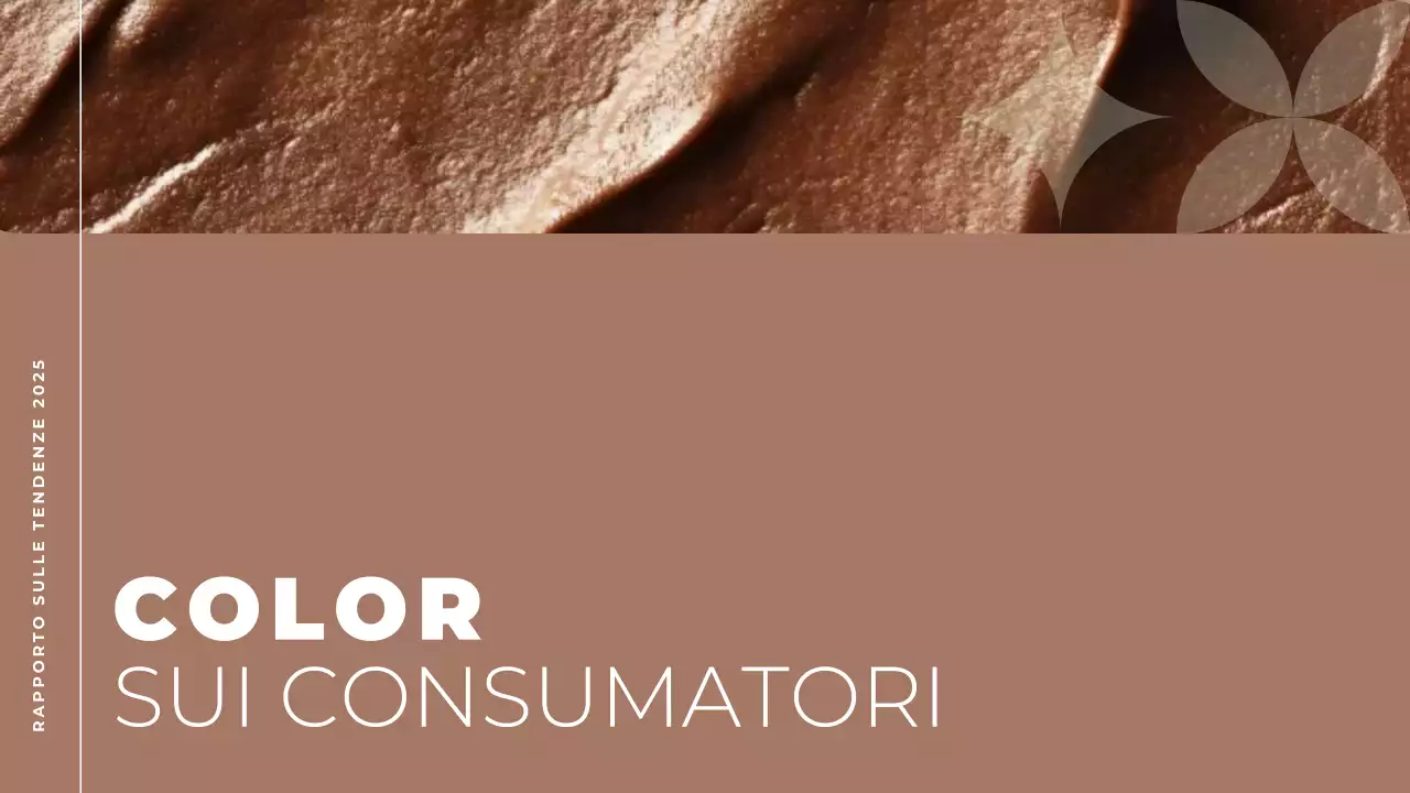 marrone e beige relazione sulle tendenze moderne colore dell'anno presentazione del documento