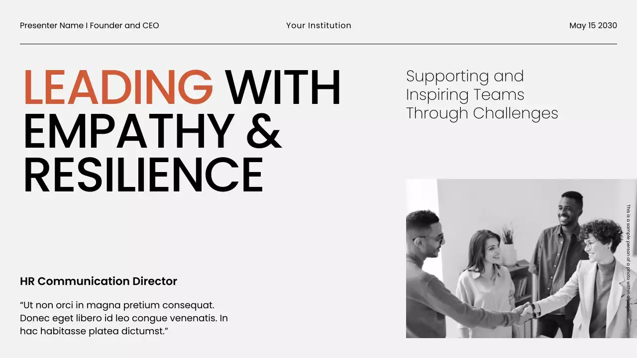 White Minimalist Business Webinar Presentation