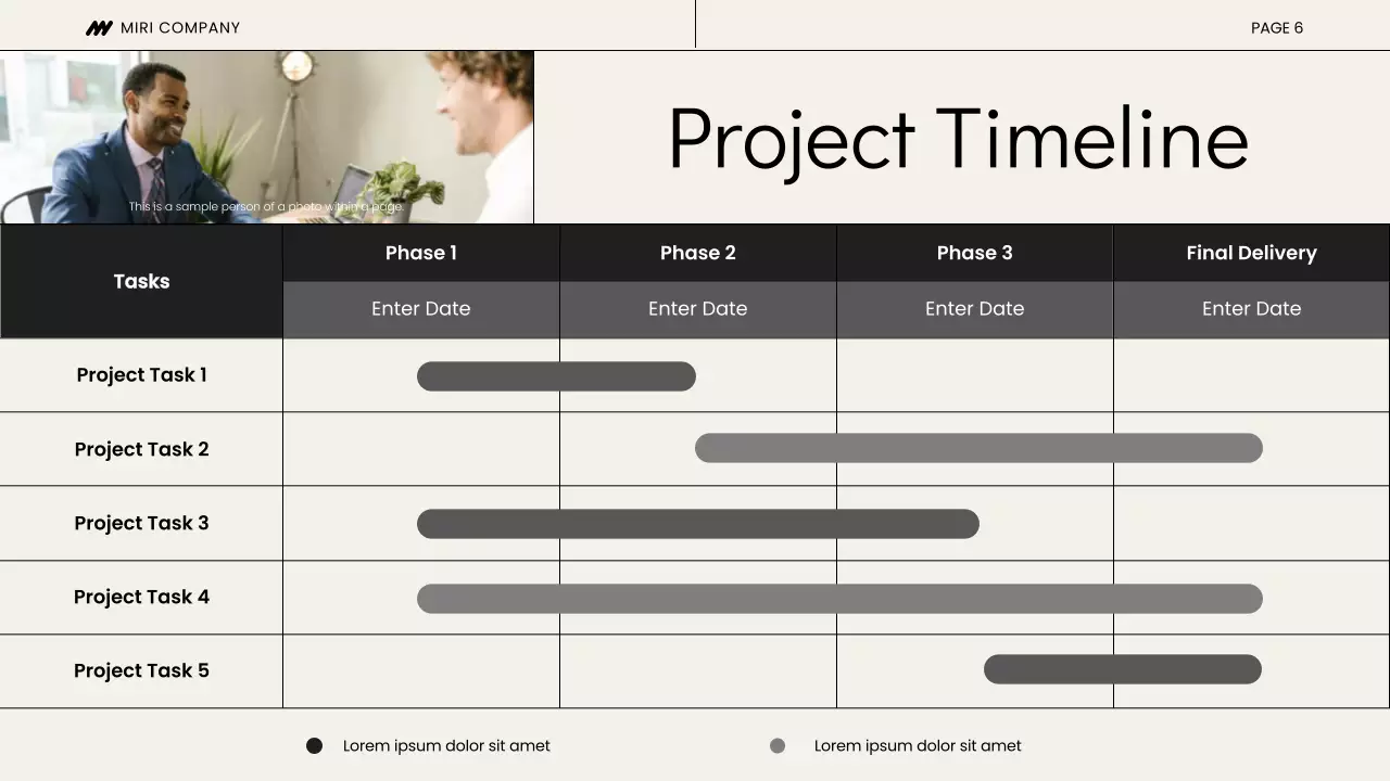 Beige and Black Project Kick-Off Meeting Presentation