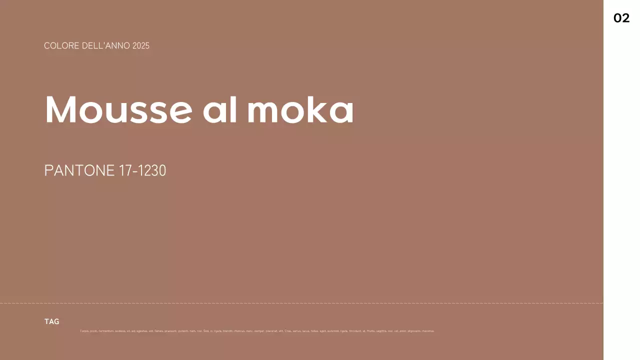 rapporto di tendenza astratto geometrico marrone