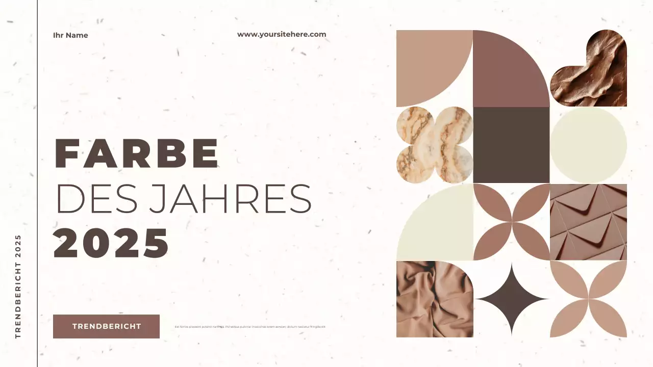 braun und beige moderner trendbericht farbe des jahres dokumentenpräsentation