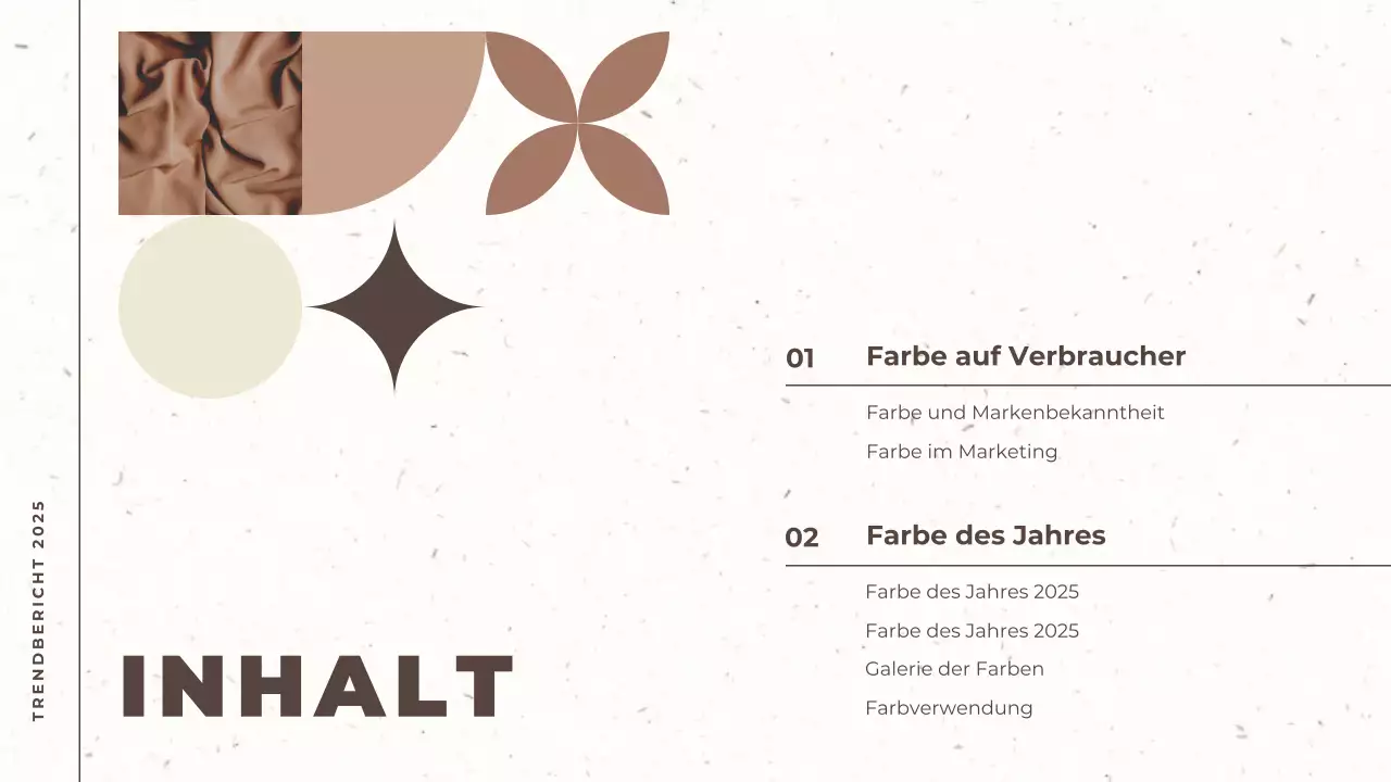 braun und beige moderner trendbericht farbe des jahres dokumentenpräsentation
