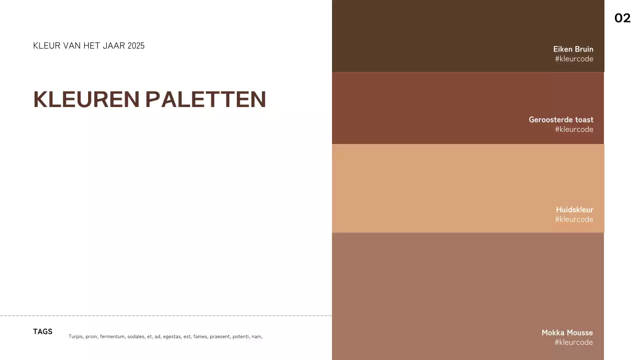 bruin geometrisch abstract trendrapport