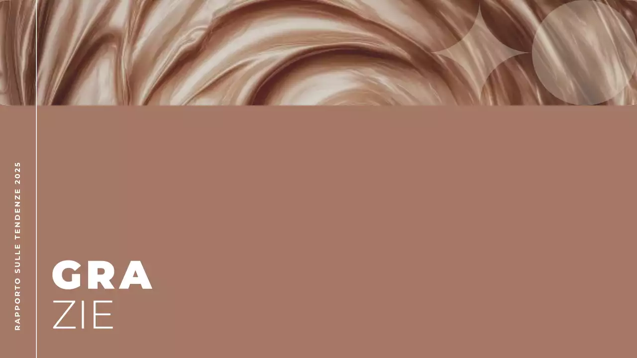 marrone e beige relazione sulle tendenze moderne colore dell'anno presentazione del documento