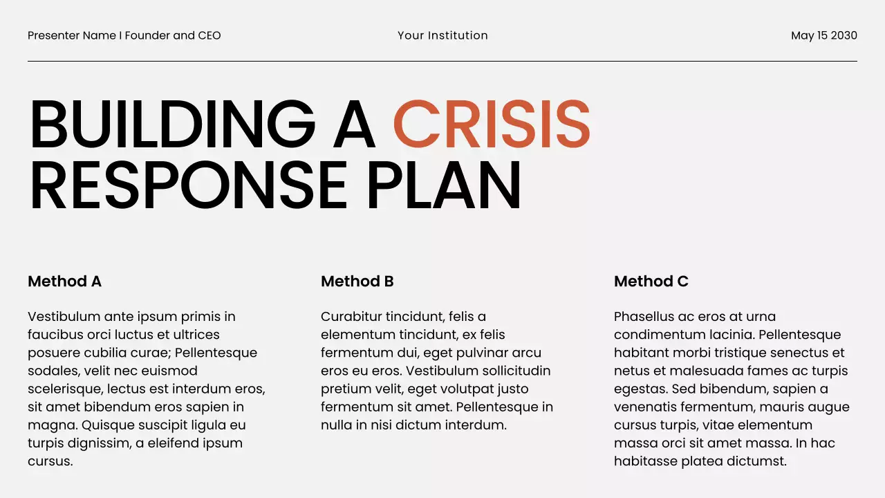 White Minimalist Business Webinar Presentation