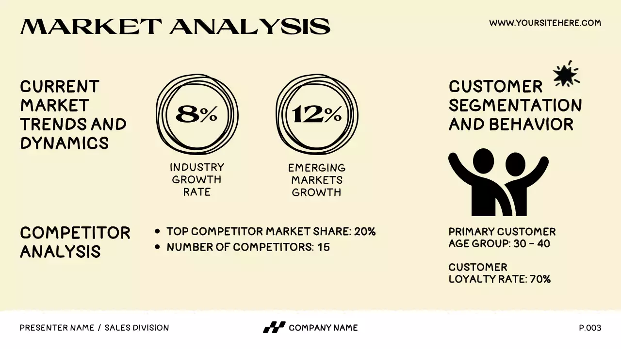 Yellow Illustrated Sales Tactics Presentation