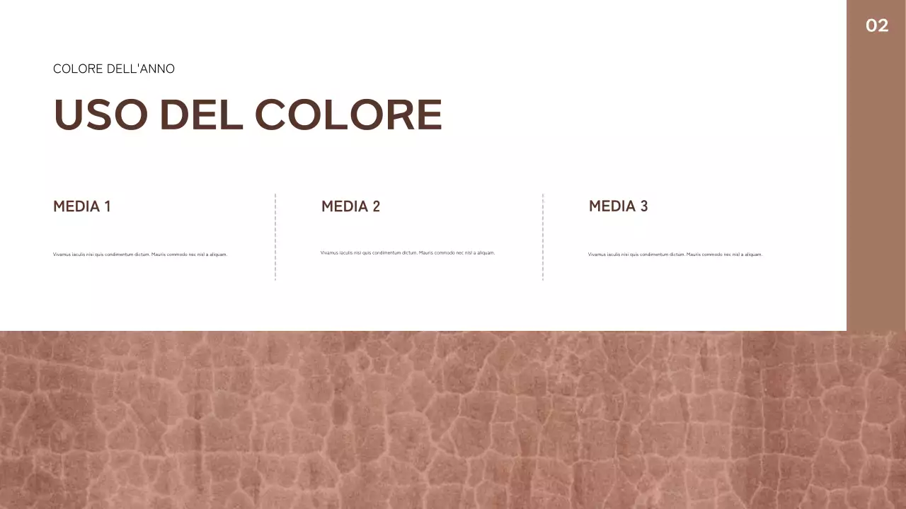 rapporto di tendenza astratto geometrico marrone