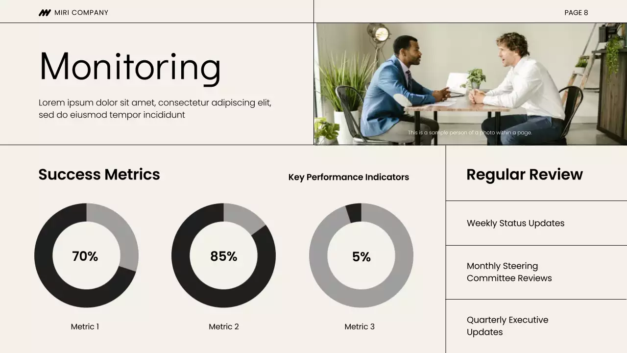 Beige and Black Project Kick-Off Meeting Presentation